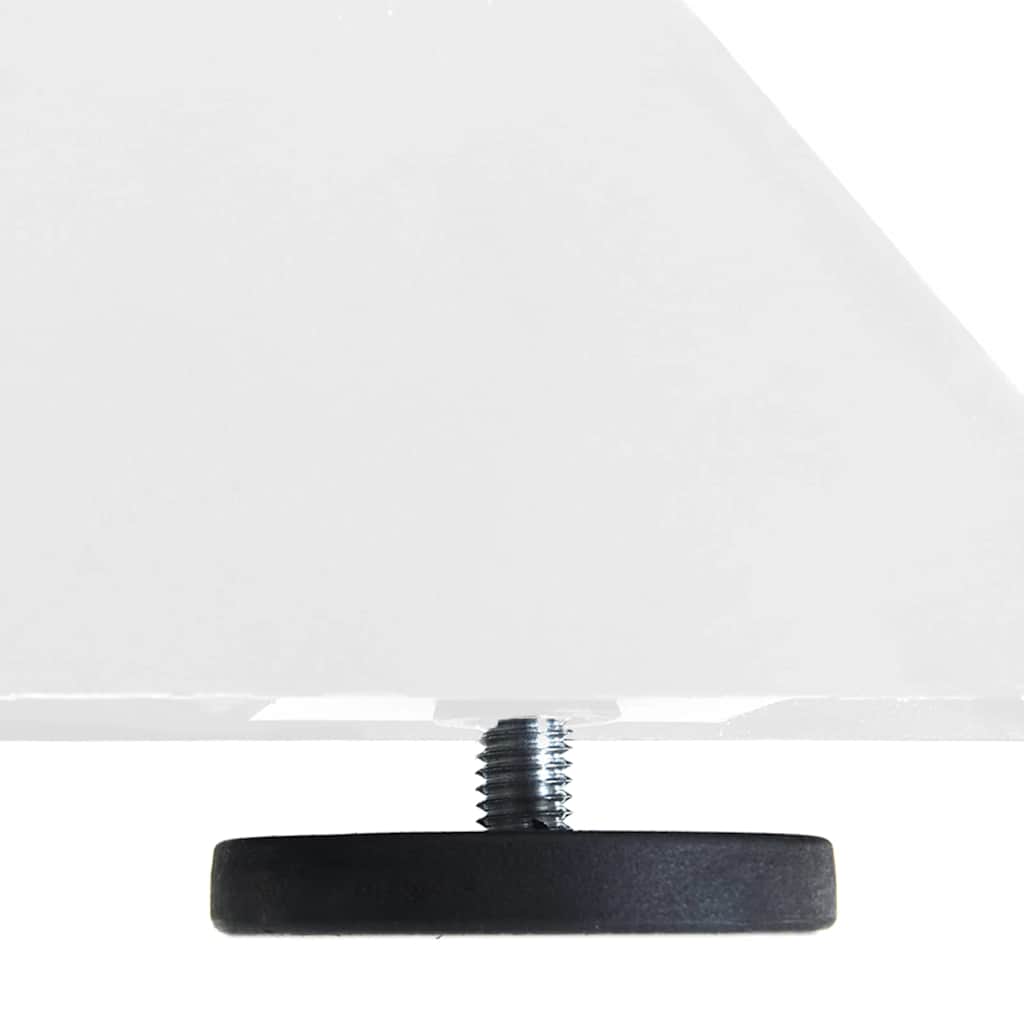 vidaXL Dining Table Leg Spider Shape White 85x85x(72-73) cm Steel