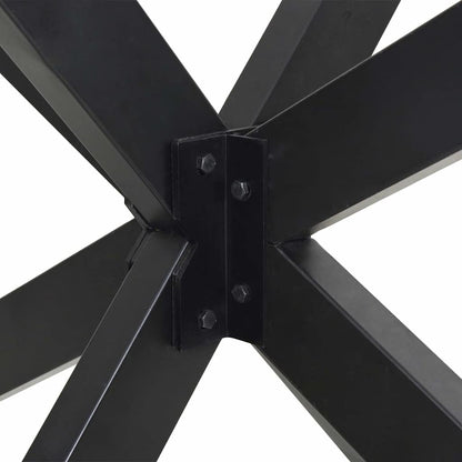 vidaXL Dining Table Leg Spider Shape Anthracite 85x85x(72-73) cm Steel
