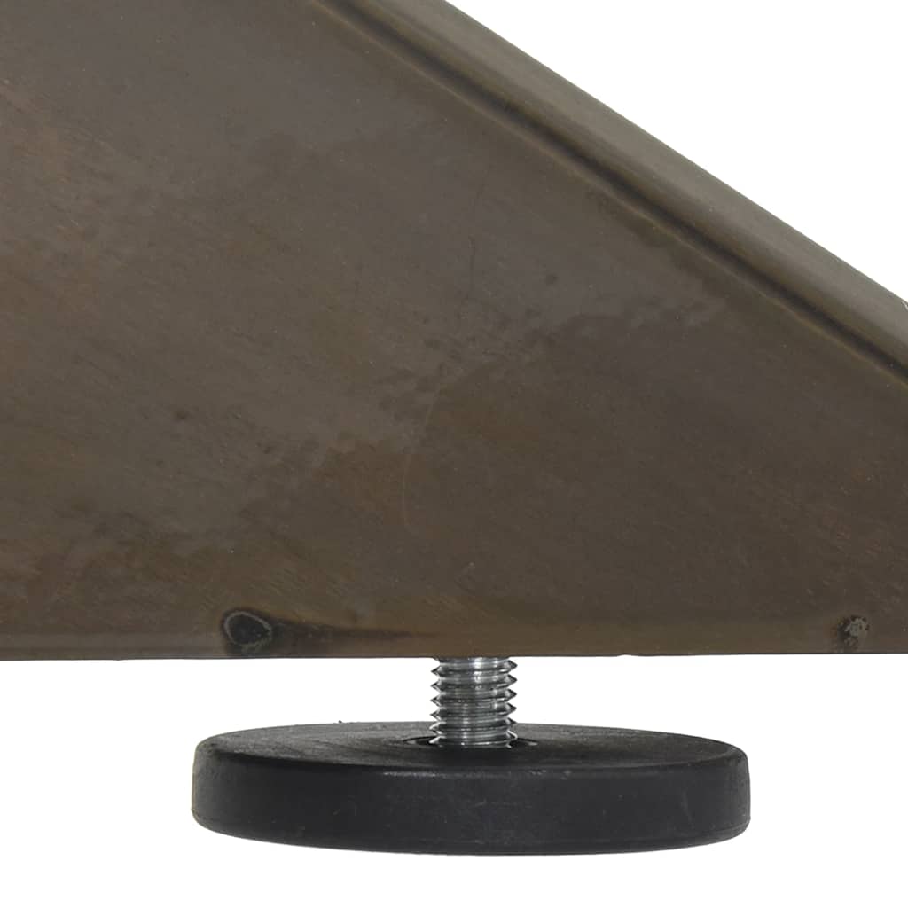 vidaXL Dining Table Leg Spider Shape Black 85x85x(72-73) cm Steel