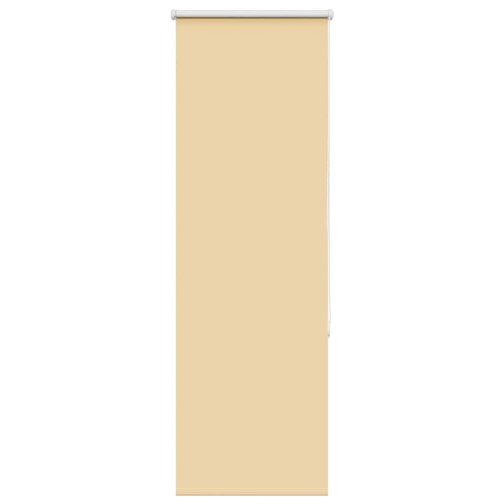 vidaXL Roller Blind Blackout Beige 50x130 cm Fabric Width 45.7 cm Polyester