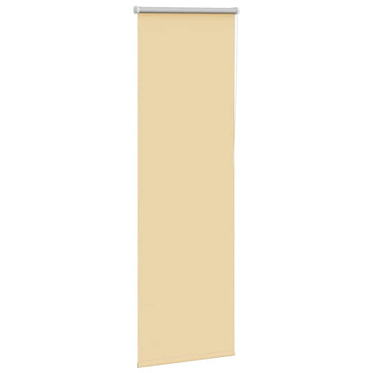 vidaXL Roller Blind Blackout Beige 50x130 cm Fabric Width 45.7 cm Polyester