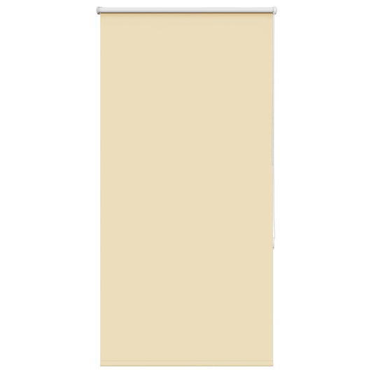vidaXL Roller Blind Blackout Beige 70x130 cm Fabric Width 65.7 cm