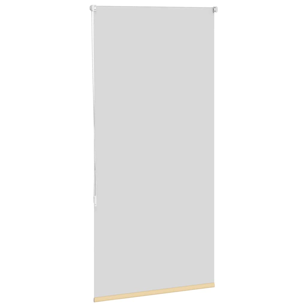 vidaXL Roller Blind Blackout Beige 80x130 cm Fabric Width 75.7 cm