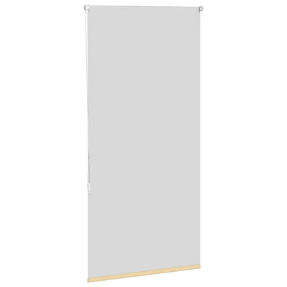 vidaXL Roller Blind Blackout Beige 80x130 cm Fabric Width 75.7 cm