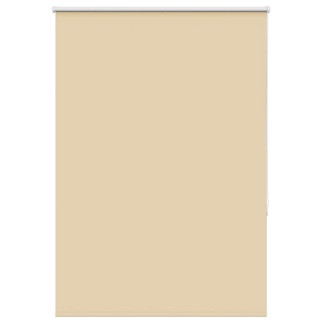 vidaXL Roller Blind Blackout Beige 105x130 cm Fabric Width 100.7 cm