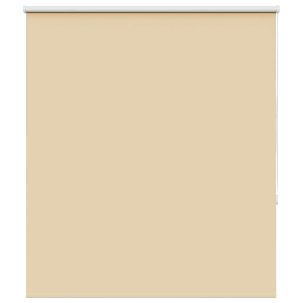 vidaXL Roller Blind Blackout Beige 120x130 cm Fabric Width 116.6 cm
