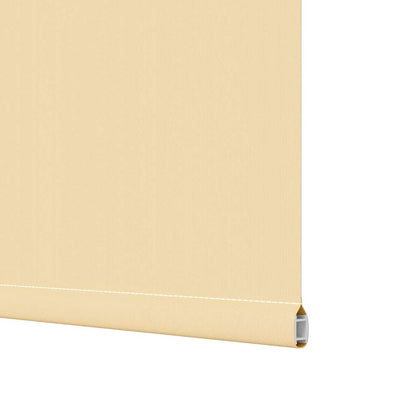 vidaXL Roller Blind Blackout Beige 120x130 cm Fabric Width 116.6 cm