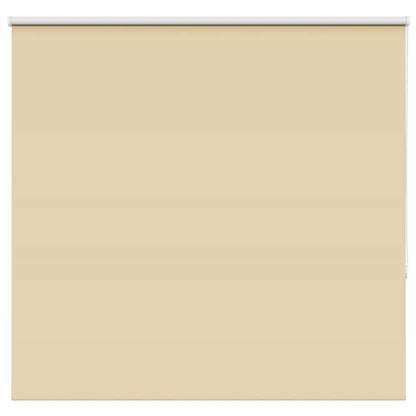 vidaXL Roller Blind Blackout Beige 155x130 cm Fabric Width 151.6 cm Polyester