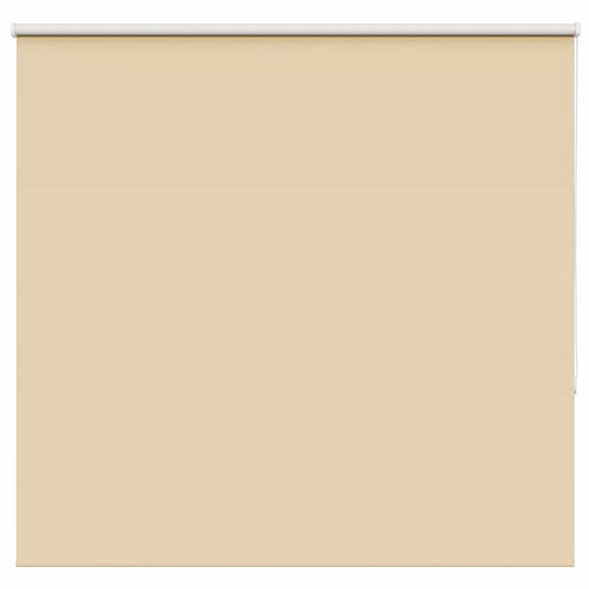 vidaXL Roller Blind Blackout Beige 155x130 cm Fabric Width 151.6 cm Polyester