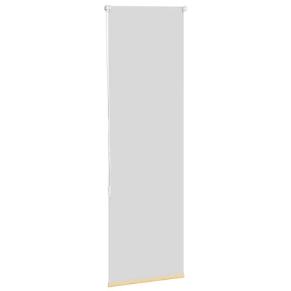vidaXL Roller Blind Blackout Beige 40x150 cm Fabric Width 35.7 cm