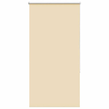 vidaXL Roller Blind Blackout Beige 80x150 cm Fabric Width 75.7 cm