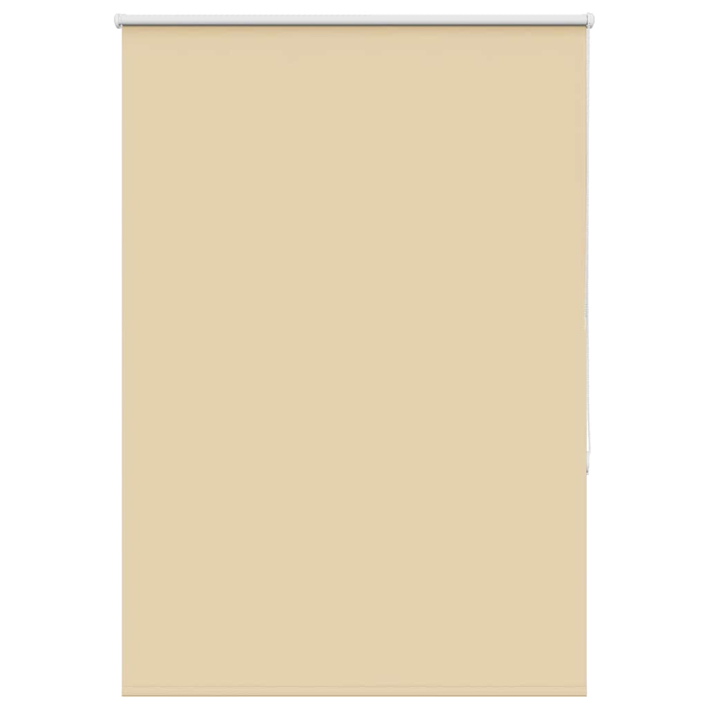 vidaXL Roller Blind Blackout Beige 90x150 cm Fabric Width 85.7 cm