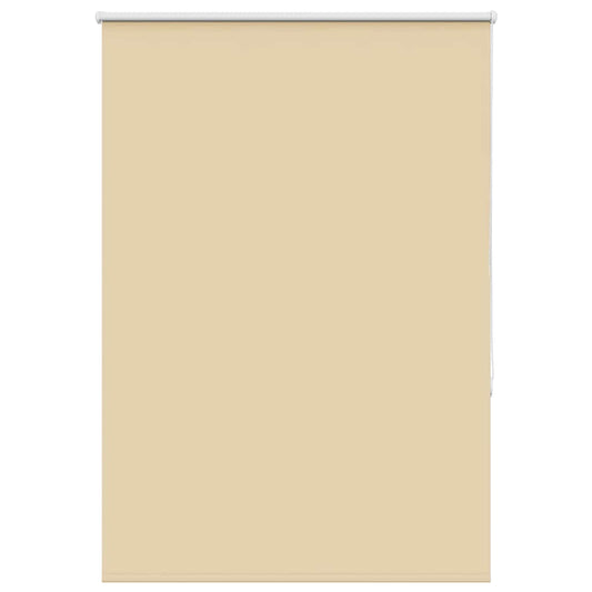 vidaXL Roller Blind Blackout Beige 95x150 cm Fabric Width 90.7 cm