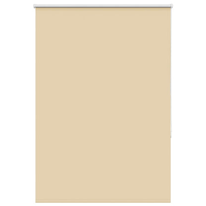 vidaXL Roller Blind Blackout Beige 105x150 cm Fabric Width 100.7 cm Polyester