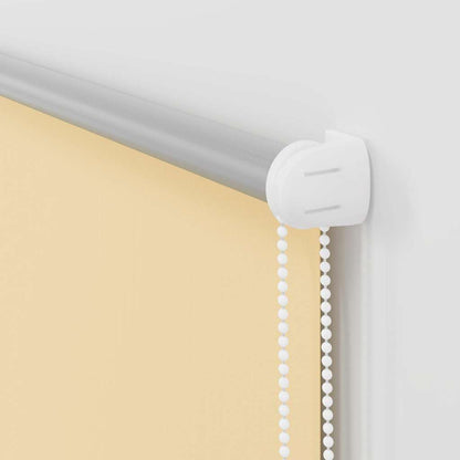 vidaXL Roller Blind Blackout Beige 105x150 cm Fabric Width 100.7 cm Polyester