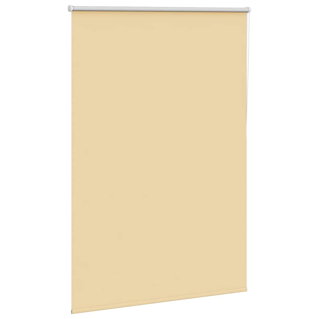 vidaXL Roller Blind Blackout Beige 105x150 cm Fabric Width 100,7 cm Polyester