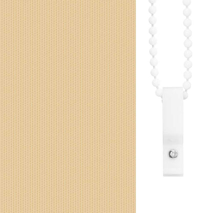 vidaXL Roller Blind Blackout Beige 105x150 cm Fabric Width 100.7 cm Polyester