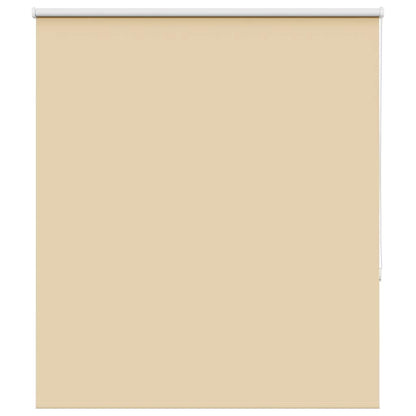 vidaXL Roller Blind Blackout Beige 120x150 cm Fabric Width 116.6 cm