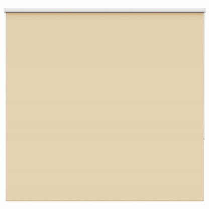 vidaXL Roller Blind Blackout Beige 145x150 cm Fabric Width 141.6 cm
