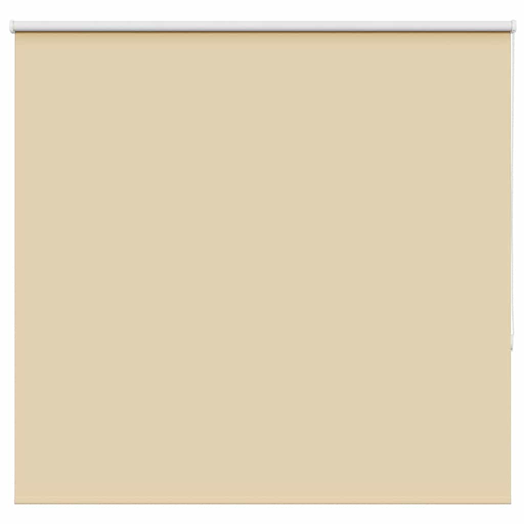 vidaXL Roller Blind Blackout Beige 150x150 cm Fabric Width 146.6 cm