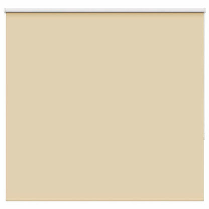vidaXL Roller Blind Blackout Beige 150x150 cm Fabric Width 146.6 cm
