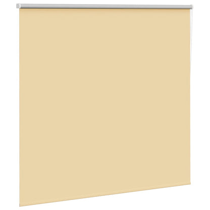 vidaXL Roller Blind Blackout Beige 160x150 cm Fabric Width 156.6 cm