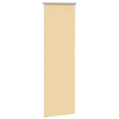 vidaXL Roller Blind Blackout Beige 45x175 cm Fabric Width 40.7 cm