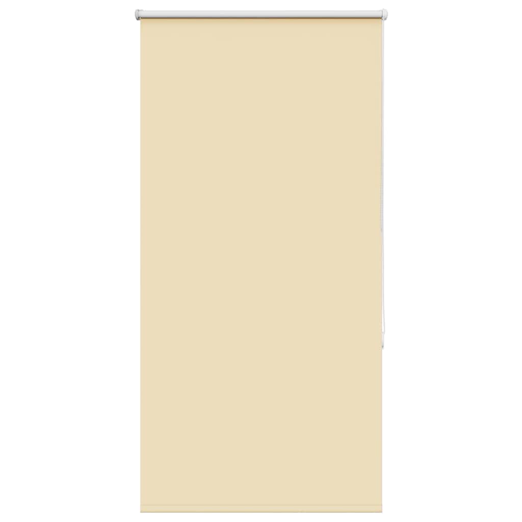 vidaXL Roller Blind Blackout Beige 75x175 cm Fabric Width 70.7 cm