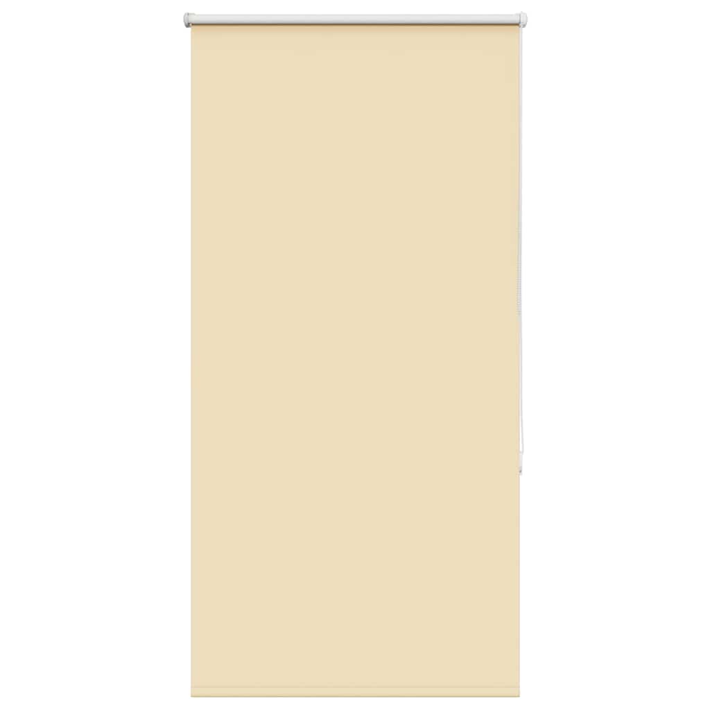 vidaXL Roller Blind Blackout Beige 85x175 cm Fabric Width 80.7 cm