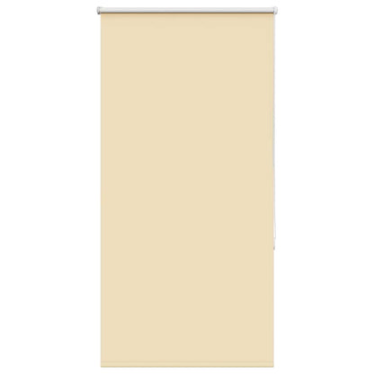 vidaXL Roller Blind Blackout Beige 85x175 cm Fabric Width 80.7 cm
