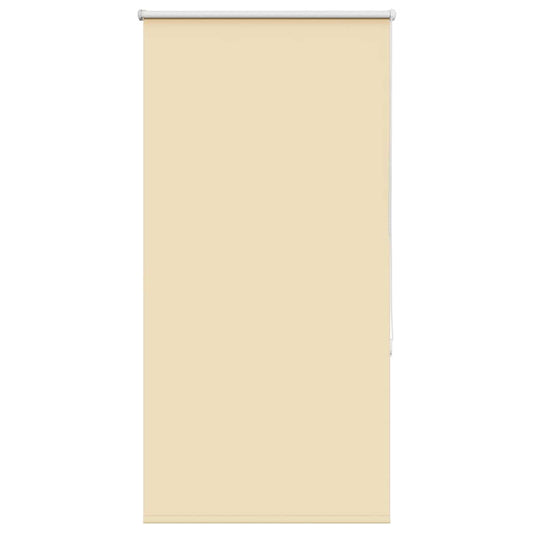 vidaXL Roller Blind Blackout Beige 85x175 cm Fabric Width 80.7 cm