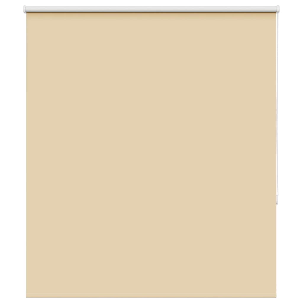vidaXL Roller Blind Blackout Beige 120x175 cm Fabric Width 116.6 cm Polyester