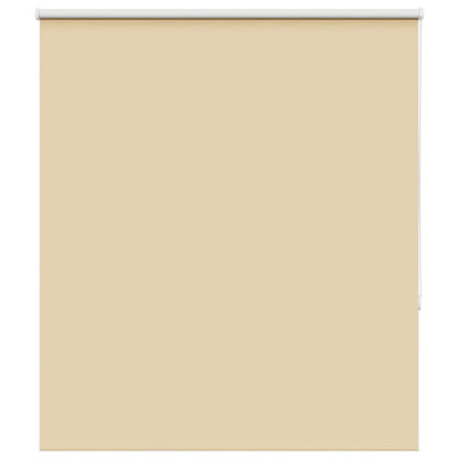 vidaXL Roller Blind Blackout Beige 120x175 cm Fabric Width 116.6 cm Polyester