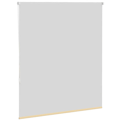 vidaXL Roller Blind Blackout Beige 120x175 cm Fabric Width 116.6 cm Polyester