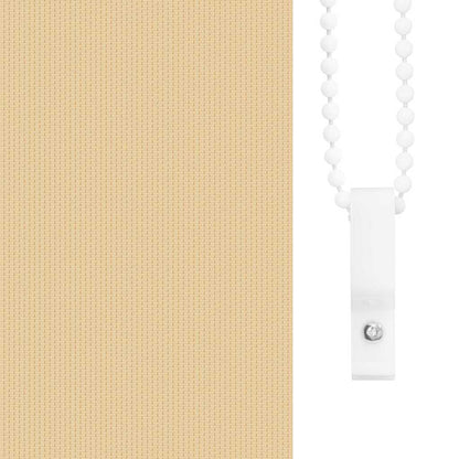 vidaXL Roller Blind Blackout Beige 120x175 cm Fabric Width 116.6 cm Polyester