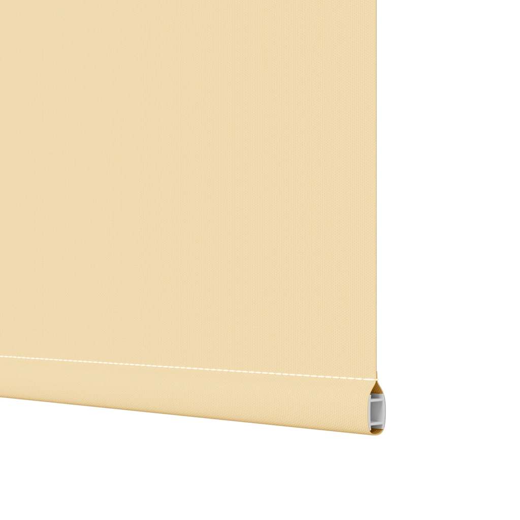 vidaXL Roller Blind Blackout Beige 130x175 cm Fabric Width 126.6 cm