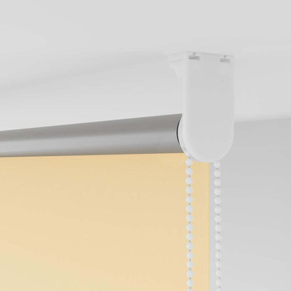 vidaXL Roller Blind Blackout Beige 140x175 cm Fabric Width 136,6 cm Polyester