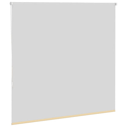 vidaXL Roller Blind Blackout Beige 160x175 cm Fabric Width 156.6 cm