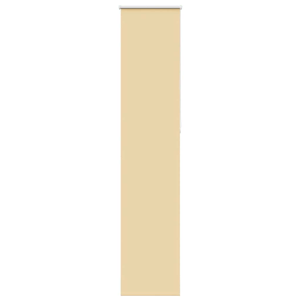 vidaXL Roller Blind Blackout Beige 45x210 cm Fabric Width 40.7 cm
