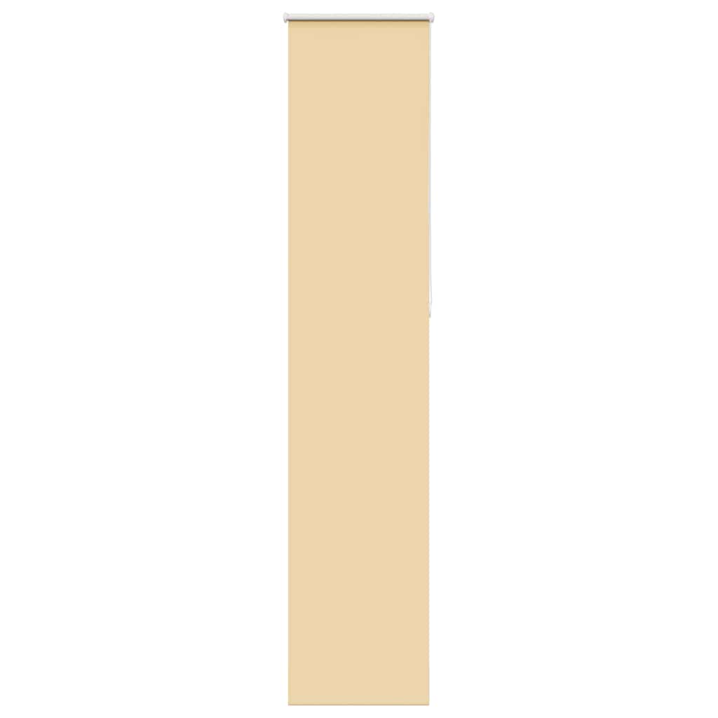 vidaXL Roller Blind Blackout Beige 55x210 cm Fabric Width 50.7 cm