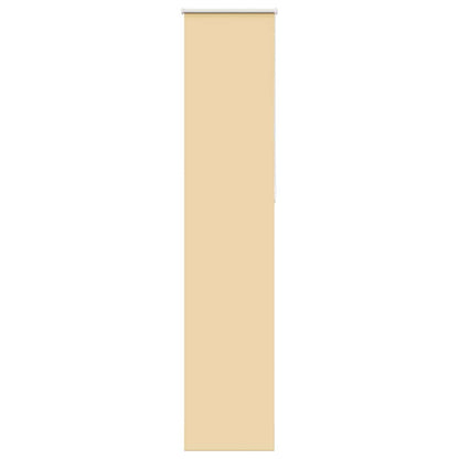 vidaXL Roller Blind Blackout Beige 55x210 cm Fabric Width 50.7 cm