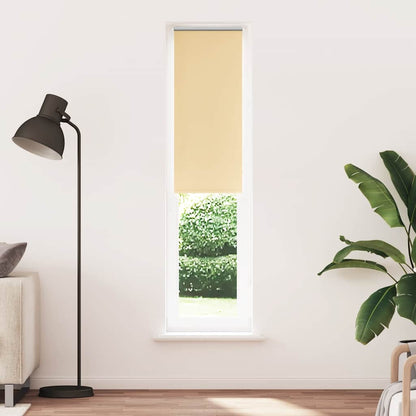 vidaXL Roller Blind Blackout Beige 55x210 cm Fabric Width 50.7 cm
