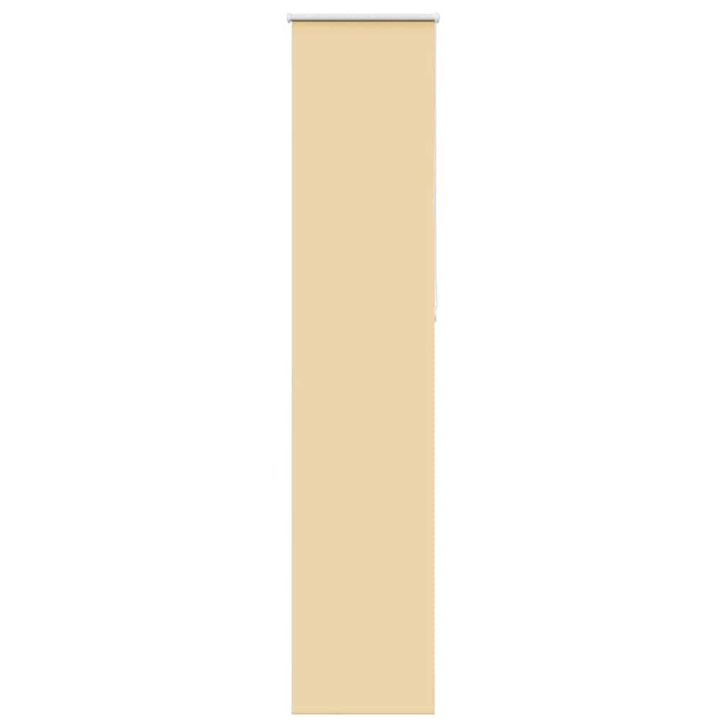 vidaXL Roller Blind Blackout Beige 60x210 cm Fabric Width 55.7 cm