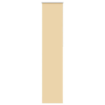 vidaXL Roller Blind Blackout Beige 60x210 cm Fabric Width 55.7 cm