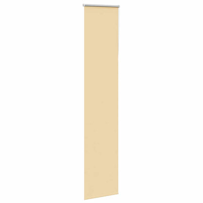 vidaXL Roller Blind Blackout Beige 60x210 cm Fabric Width 55.7 cm