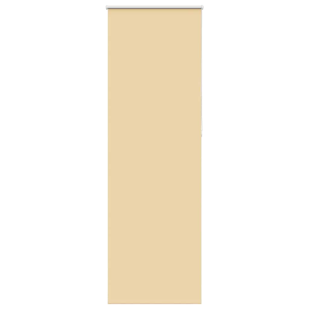 vidaXL Roller Blind Blackout Beige 70x210 cm Fabric Width 65.7 cm