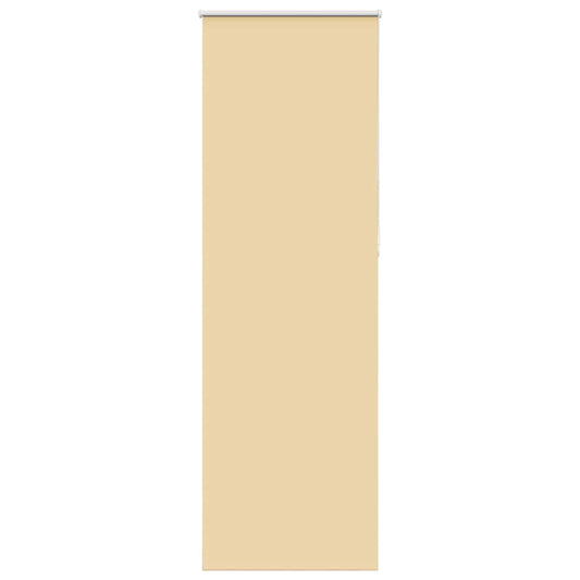 vidaXL Roller Blind Blackout Beige 70x210 cm Fabric Width 65.7 cm