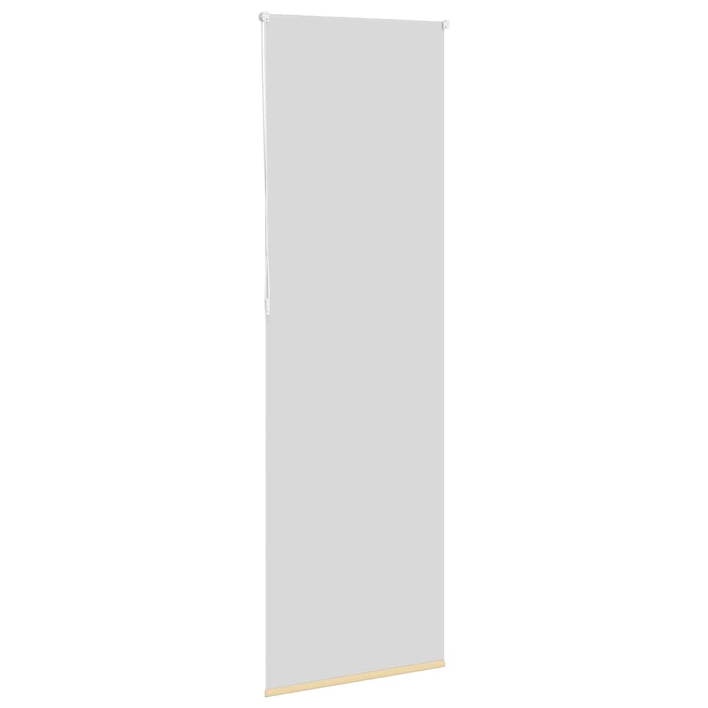 vidaXL Roller Blind Blackout Beige 70x210 cm Fabric Width 65.7 cm