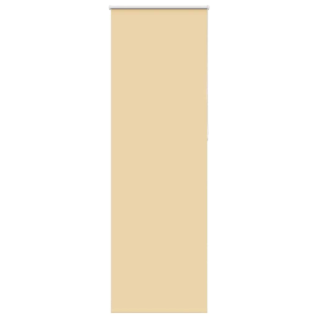 vidaXL Roller Blind Blackout Beige 75x210 cm Fabric Width 70.7 cm