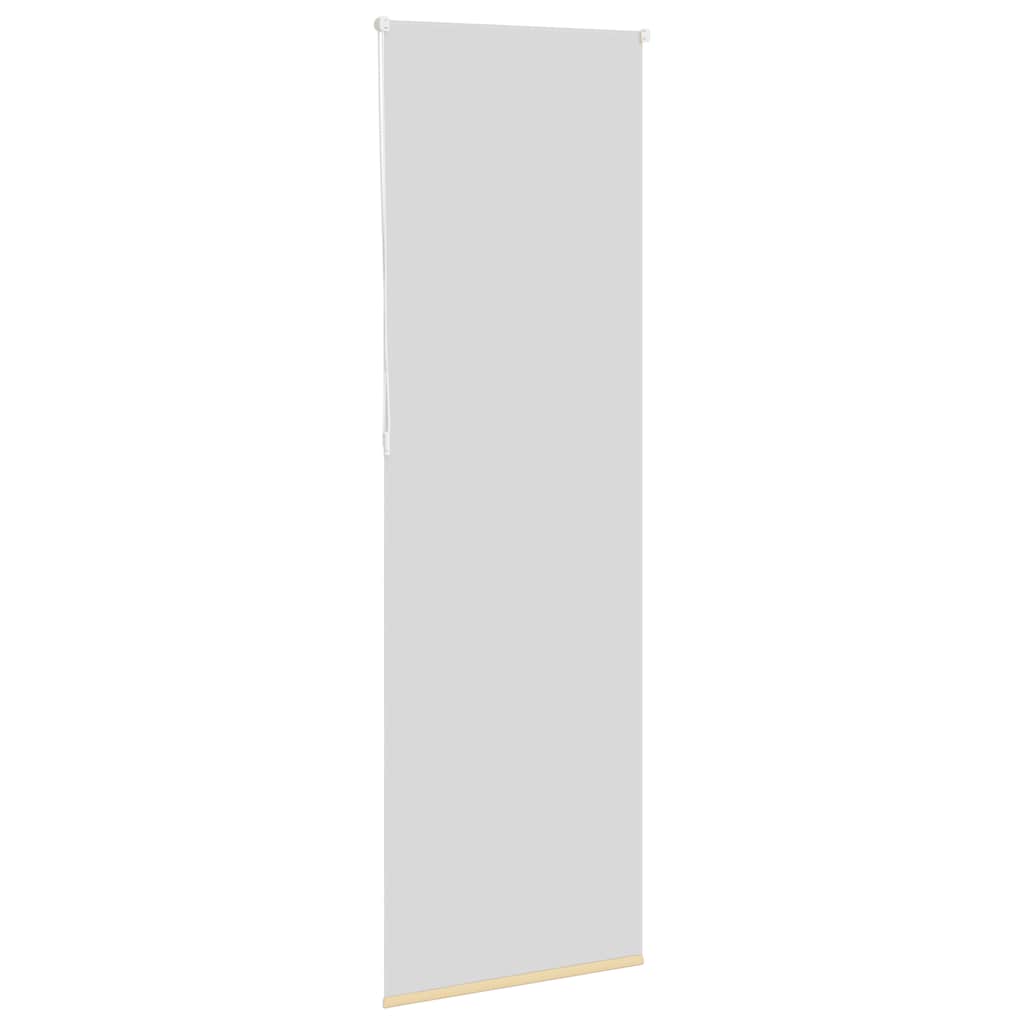 vidaXL Roller Blind Blackout Beige 75x210 cm Fabric Width 70.7 cm